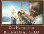 Retrato al óleo de "Dos Hermanitos"